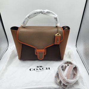 Coach Courier Carryall, Colorblock Lt. Saddle/Elem